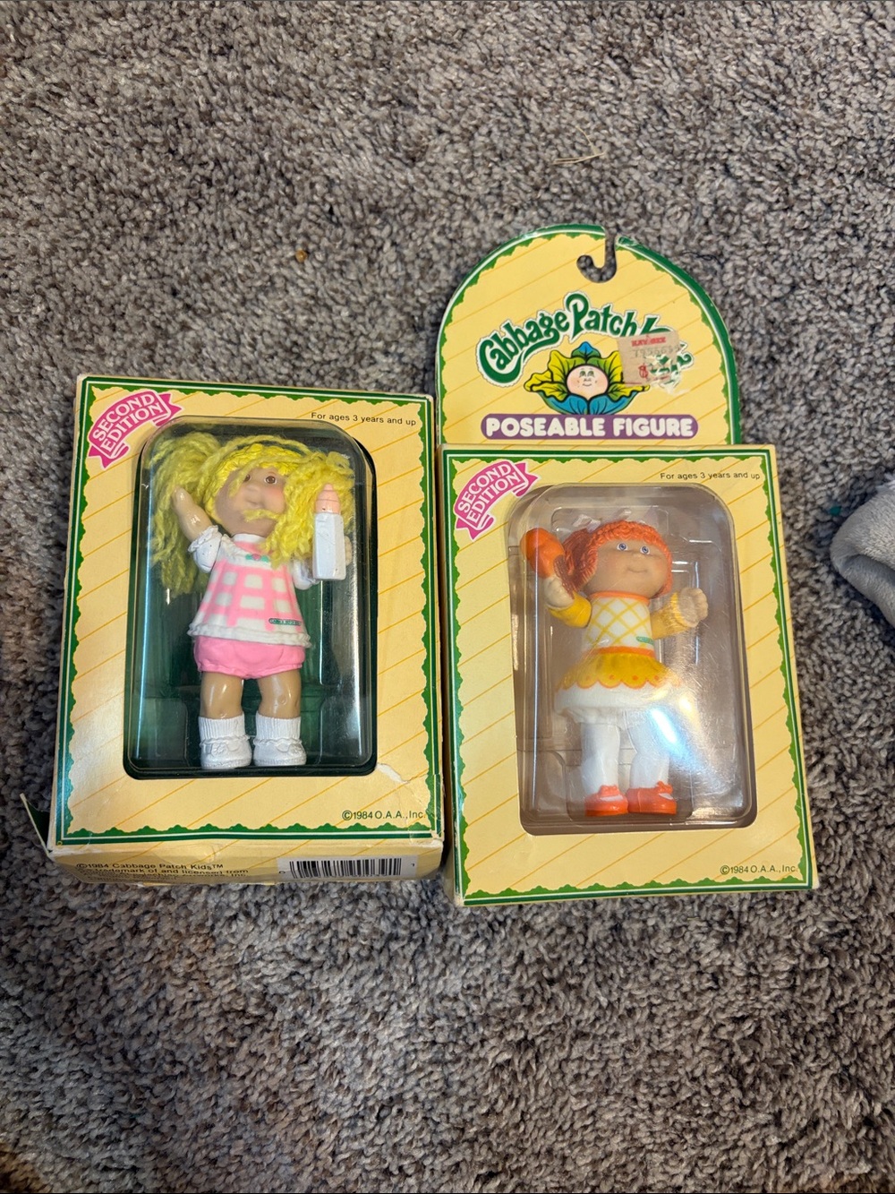 Vintage Cabbage Patch Kids Poseable Figures Lot 1984 Second Edition